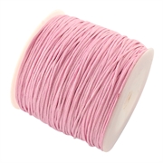 Vokset bomuld. Lyserød. 1 mm. 2x10 meter